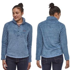 Sold! Patagonia Los Gatos blue fuzzy quarter zip sweatshirt
